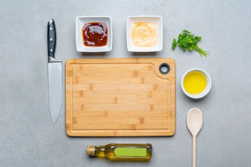 Chopping board product photography
